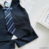  Set gile công tử 4 chi tiết kèm cà vạt cực sang cho bé trai S03 _ Beekids 