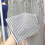  Set áo thun tay dài phối quần kẻ ống rộng hot trend dành cho các bé gái S05_Beekids 