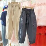  Quần kaki dài túi hộp bé trai và bé gái phong cách sành điệu Q04 _ Beekids 