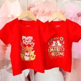  Áo thun Noel cho bé trai và bé gái họa tiết giáng sinh 