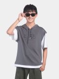  Áo hoodie ngắn tay cho bé trai tuổi teen phong cách và sành điệu A04 _ Beekids 