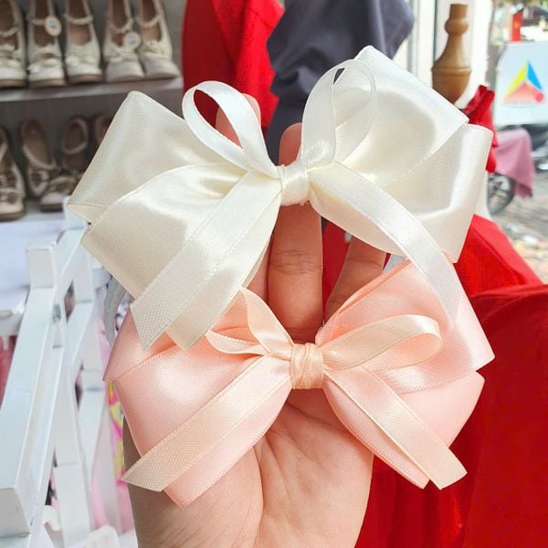  Cài tóc cho bé gái phối ruy băng xinh xắn T05 _ Beekids 