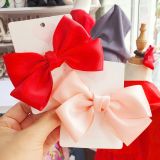  Kẹp tóc và cột tóc nơ ruy băng lụa siêu dễ thương phụ kiện giáng sinh và Tết 