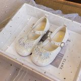  Giày búp bê bé gái đính hình bướm kim sa lấp lánh G01 _ Beekids 