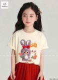  Set váy phối áo thun in hình thú nhồi bông Baby Three siêu hot hit S11 _ Beekids 