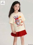  Set váy phối áo thun in hình thú nhồi bông Baby Three siêu hot hit S11 _ Beekids 