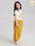  Set bé gái Baby Three áo thun croptop quần bo chung sành điệu S27 - Beekids 