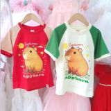  Áo thun cho bé Capybara siêu hot hit A09 _ Beekids 
