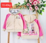  Áo khoác bé gái họa tiết Baby Three siêu cưng K05 _ Beekids 