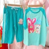  Đồ bộ lửng baby three bigsize cho bé và Mẹ diện chung đôi DB11 _ Beekids 