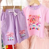  Đồ bộ lửng baby three cho bé gái vô cùng đáng yêu chất cotton mềm mát DB10 _ Beekids 