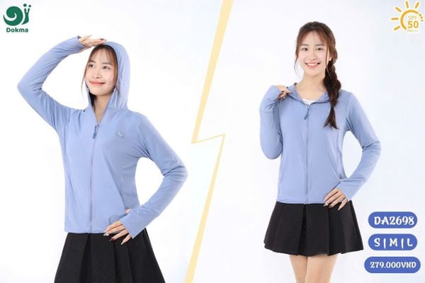  Áo khoác chống nắng cao cấp cho nữ chất mềm mại, thoáng mát chống nắng UPF 50+ K09 _ Beekids 