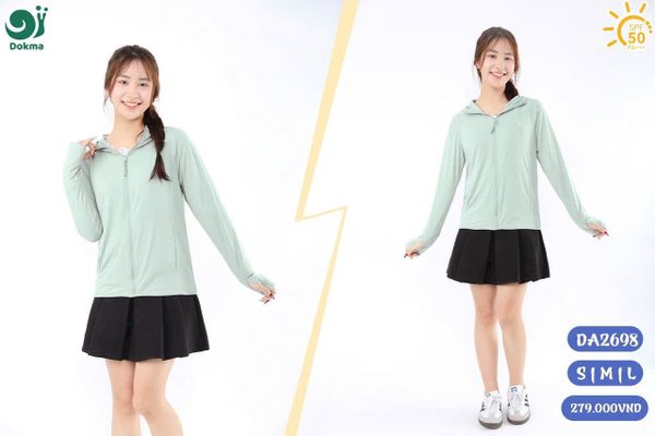  Áo khoác chống nắng cao cấp cho nữ chất mềm mại, thoáng mát chống nắng UPF 50+ K09 _ Beekids 