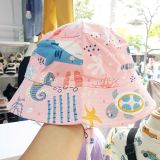  PK12 _ Mũ rộng vành cho bé trai và bé gái từ 1 đến 8 tuổi họa tiết hoạt hình xinh xắn _ Beekids 