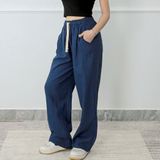  Q20 _ Quần ống suông cho Mẹ và Bé gái tuổi teen chất linen mềm mát _ Beekids 