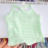  A25 _ Áo thun ba lỗ 2 dây cho bé gái chất cotton mềm mát _ Beekids 