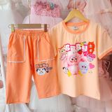  DB39 _ Đồ bộ lửng bé gái họa tiết Baby Three ngôi sao siêu dễ thương _ Beekids 
