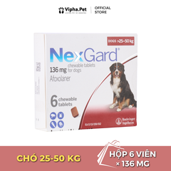 NEXGARD® size XL viên nhai cho chó từ 25-50 kg (136mg/viên x 6 viên/hộp)