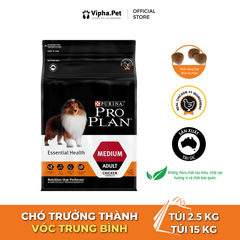 Thức ăn hạt Purina Pro Plan cho chó trưởng thành - Vóc trung bình (Medium Adult)