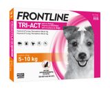 FRONTLINE TRIACT® size S cho chó từ 5 - 10kg (1ml/ống x 3 ống/hộp)