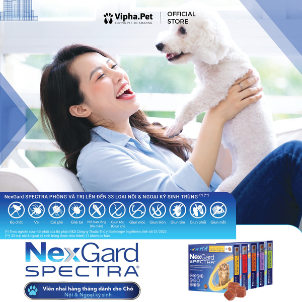 Hình ảnh NexGard Spectra trị nội, ngoại ký sinh