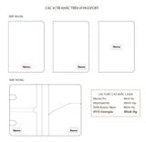  Ví Đựng Passport - BST 1 