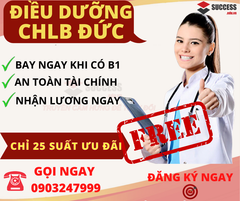 CÂN BẰNG NGHỀ ĐIỀU DƯỠNG HỌC TẬP VÀ LÀM VIỆC TẠI CHLB ĐỨC