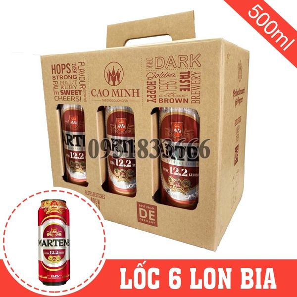 [LỐC 6] Bia Bỉ Martens Extra Strong 12.2% Lon 500ml