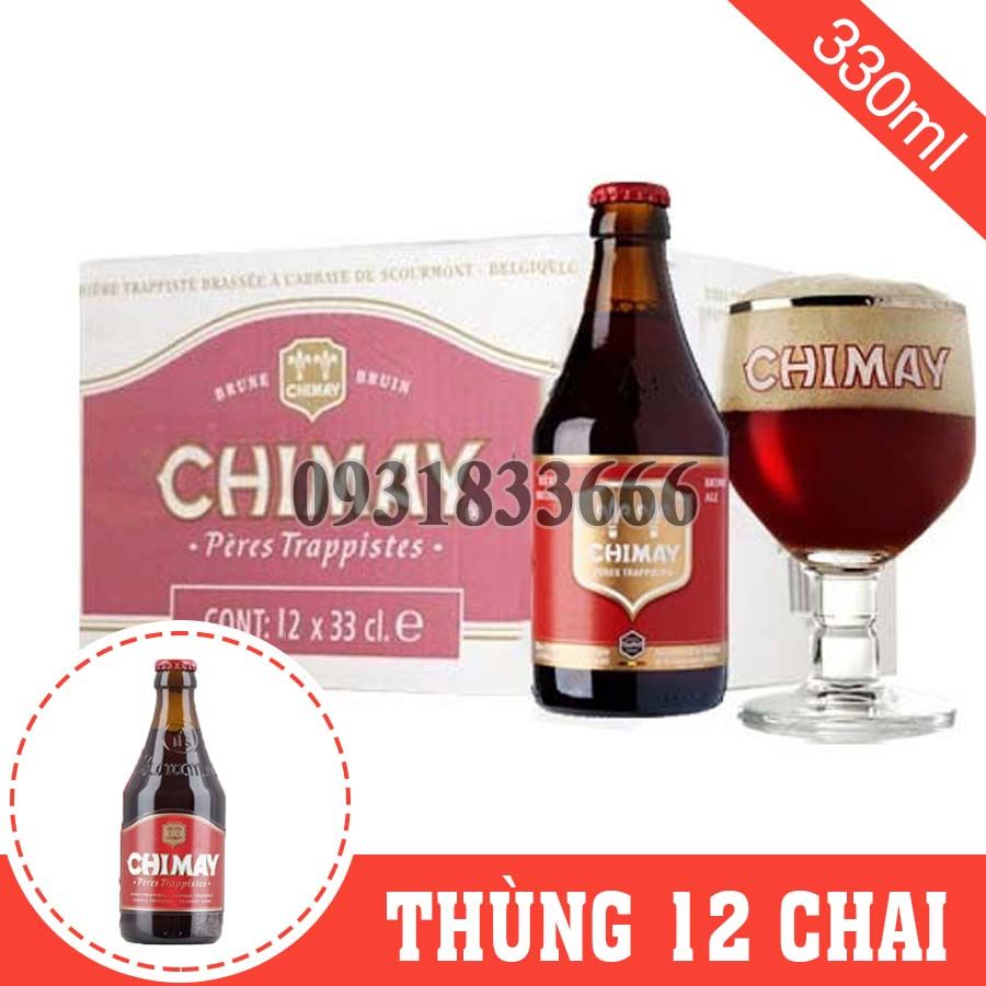 Bia Chimay Đỏ 7% Bỉ Chai 330Ml - Thế Giới Đồ Uống – Cao Minh