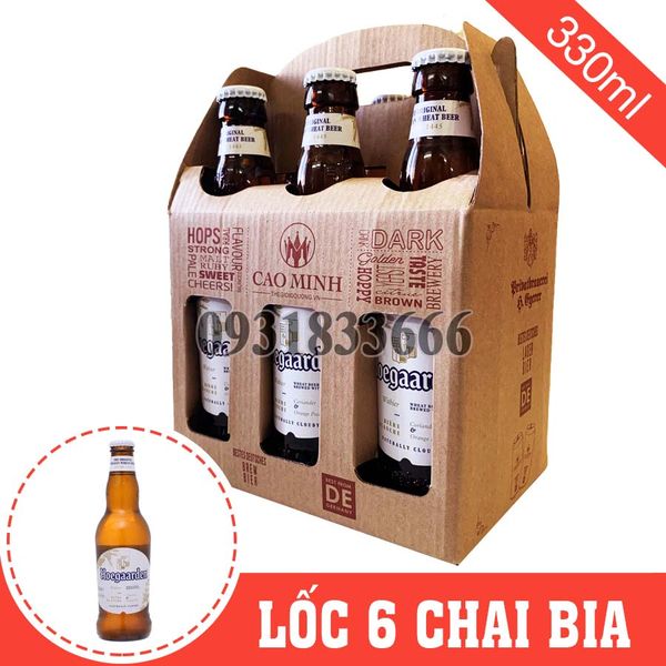 [LỐC 6] Bia Bỉ Hoegaarden White 4.9% Chai 330ml