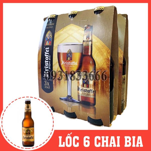 [LỐC 6] Bia Kristoffel Vàng 6% Chai 330ml