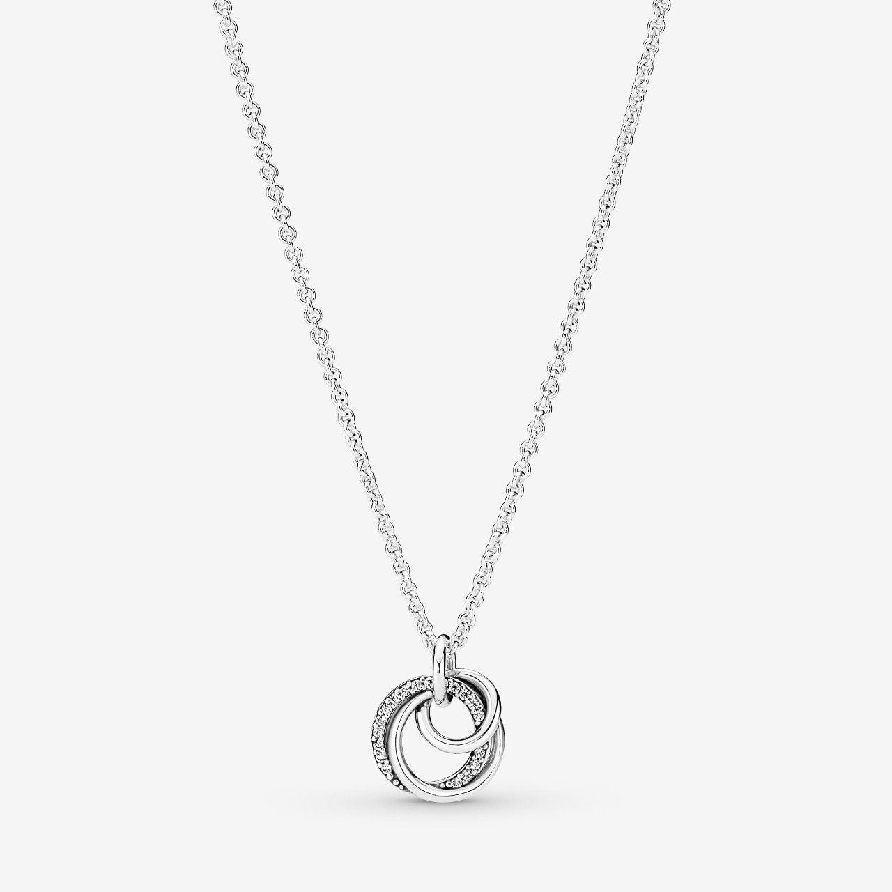 Dây Chuyền Pandora Moments Mặt Dây Ba Vòng Tròn Đan Xen – Pandora Việt Nam