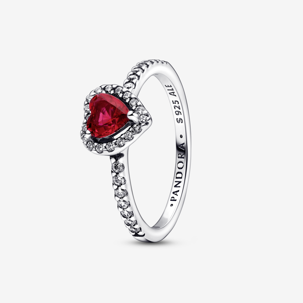 Nhẫn Bạc Pandora Timeless Hứa Hẹn Tình Đầu (Trái Tim Đỏ) – Pandora