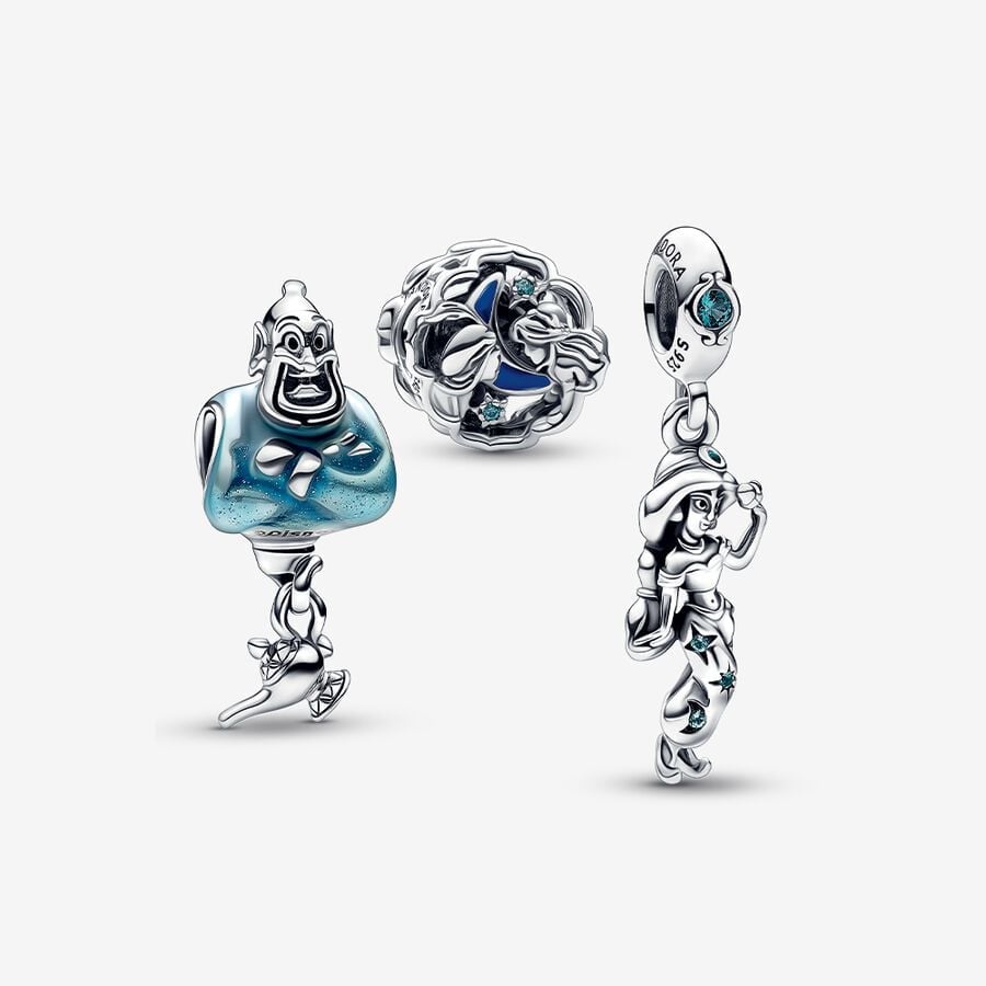 Bộ charm bạc pandora disney aladdin - nơi ước nguyện bắt đầu - Pandora