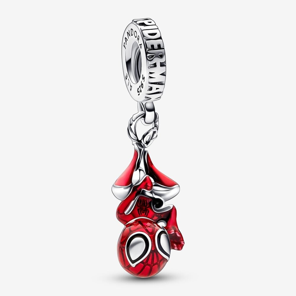 Charm Bạc Pandora Marvel x Spiderman Mắt Nhện Xanh - Pandora