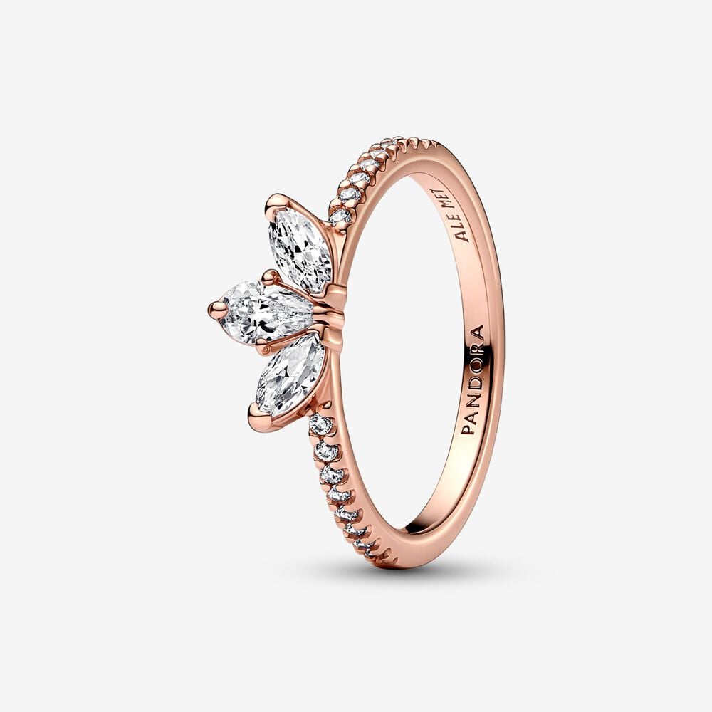 Nhẫn Pandora Moments Cánh Hoa Mạ Vàng Hồng 14k - Pandora