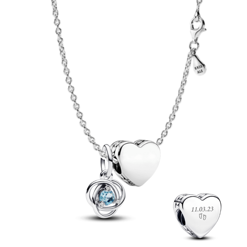 Bộ Trang Sức Dây Chuyền Yêu Thương Đong Đầy - Pandora