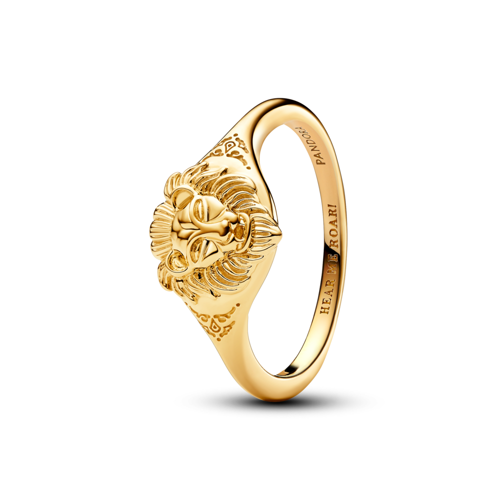 Nhẫn Game Of Thrones Mạ Vàng 14K Biểu Tượng Sư Tử Lannister - Pandora