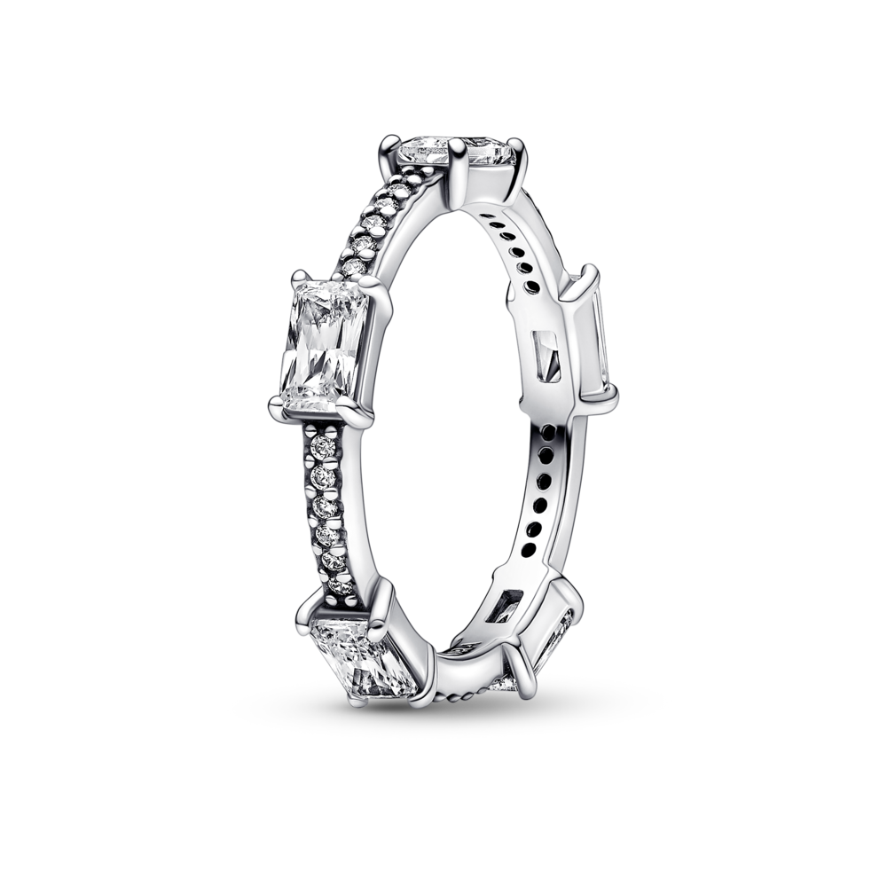 Nhẫn bạc pandora timeless đính đá chữ nhật - Pandora