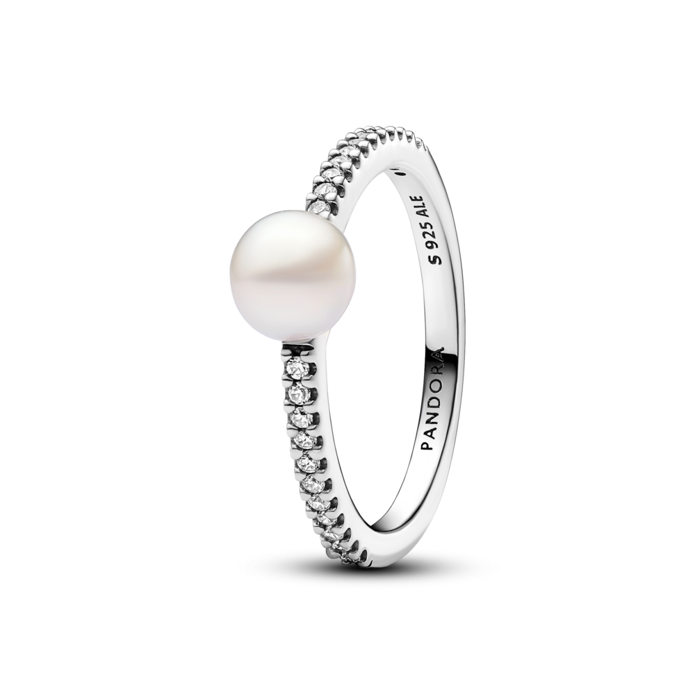 Nhẫn bạc pandora timeless đính ngọc trai - Pandora