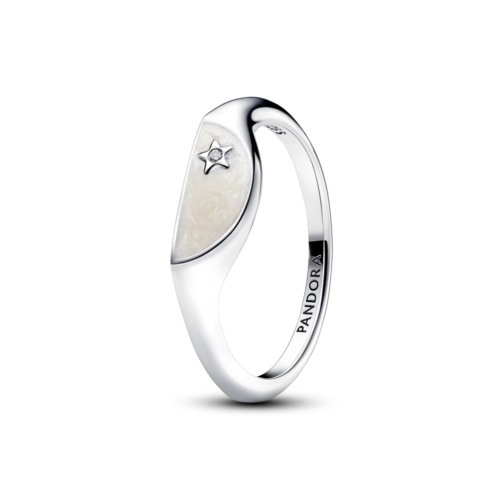 Nhẫn Pandora ME Họa Tiết Ngôi Sao Tráng Men - Pandora