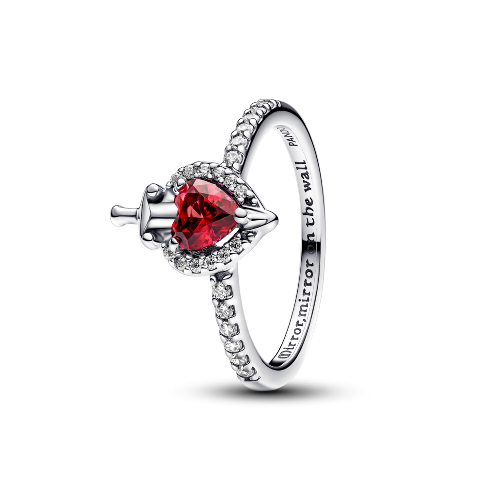 Nhẫn Bạc Disney x Pandora Mặt Trái Tim Đỏ - Pandora