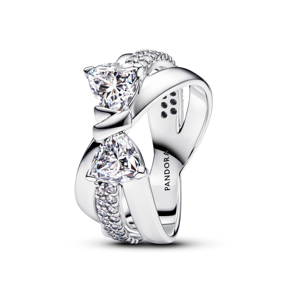 Nhẫn Pandora Timeless Bạc Hình Nơ Thiết Kế 3 Vòng - Pandora