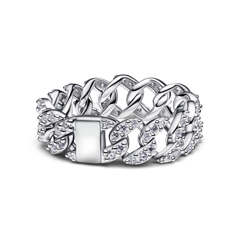 Nhẫn bạc pandora timeless kiểu cuban - Pandora