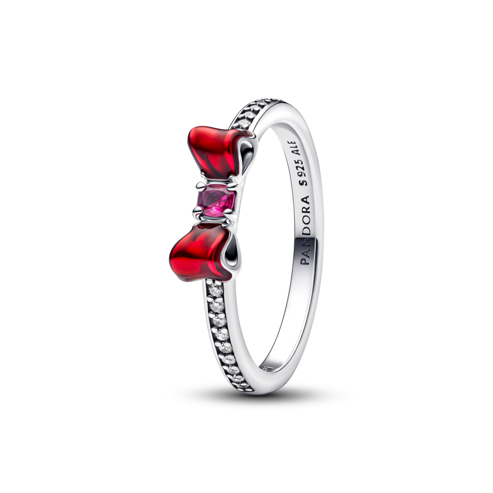 Nhẫn disney bạc công chúa bạch tuyết thiết kế chiếc nơ - Pandora