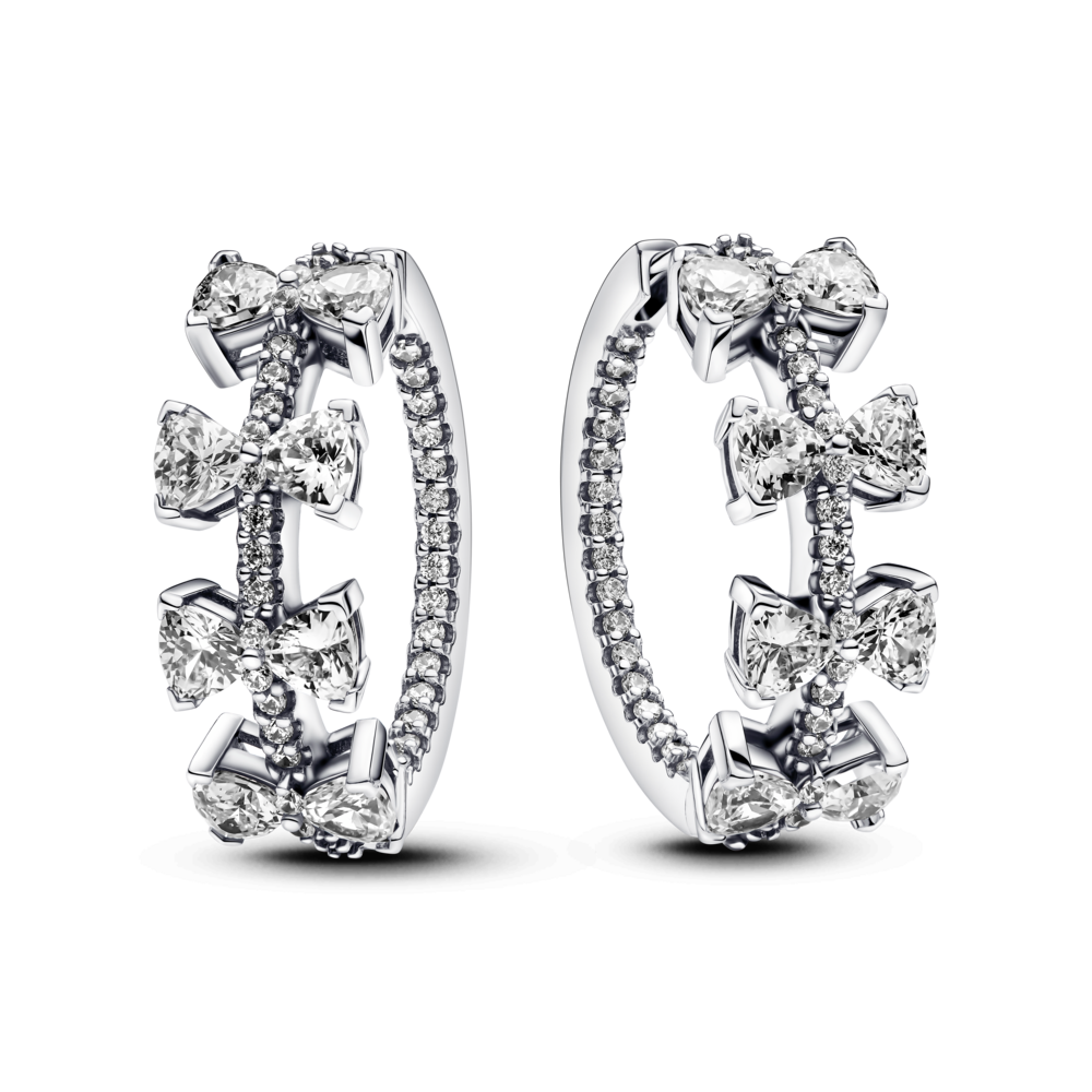 Hoa Tai Pandora Timeless Đính Hàng Nơ - Pandora