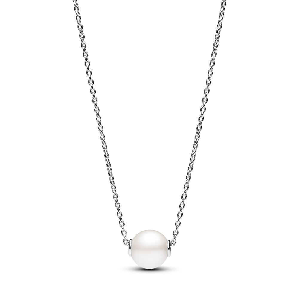 Dây Chuyền Pandora Timeless Đính Ngọc Trai Trắng - Pandora