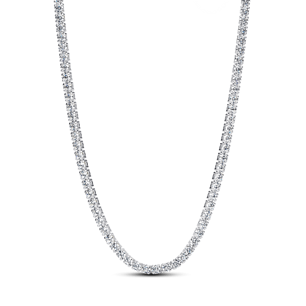 Dây chuyền pandora timeless bạc choker đính đá - Pandora