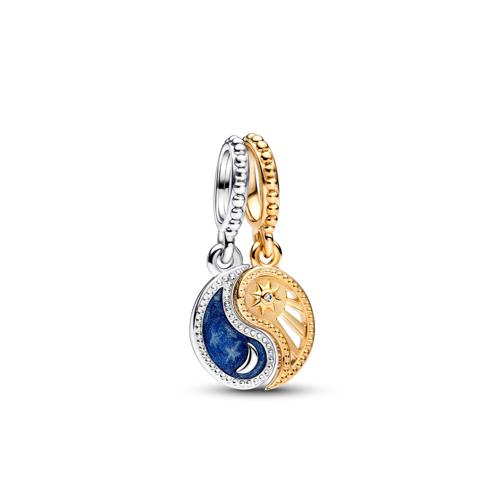 Charm Mạ Vàng 14K Mặt Trời Ôm Mặt Trăng - Pandora