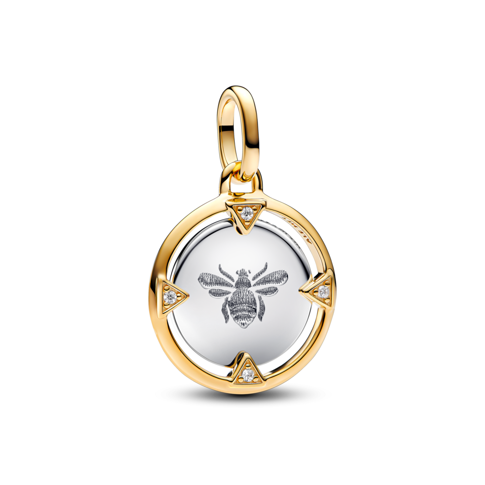Charm bạc pandora me ong vàng may mắn - Pandora